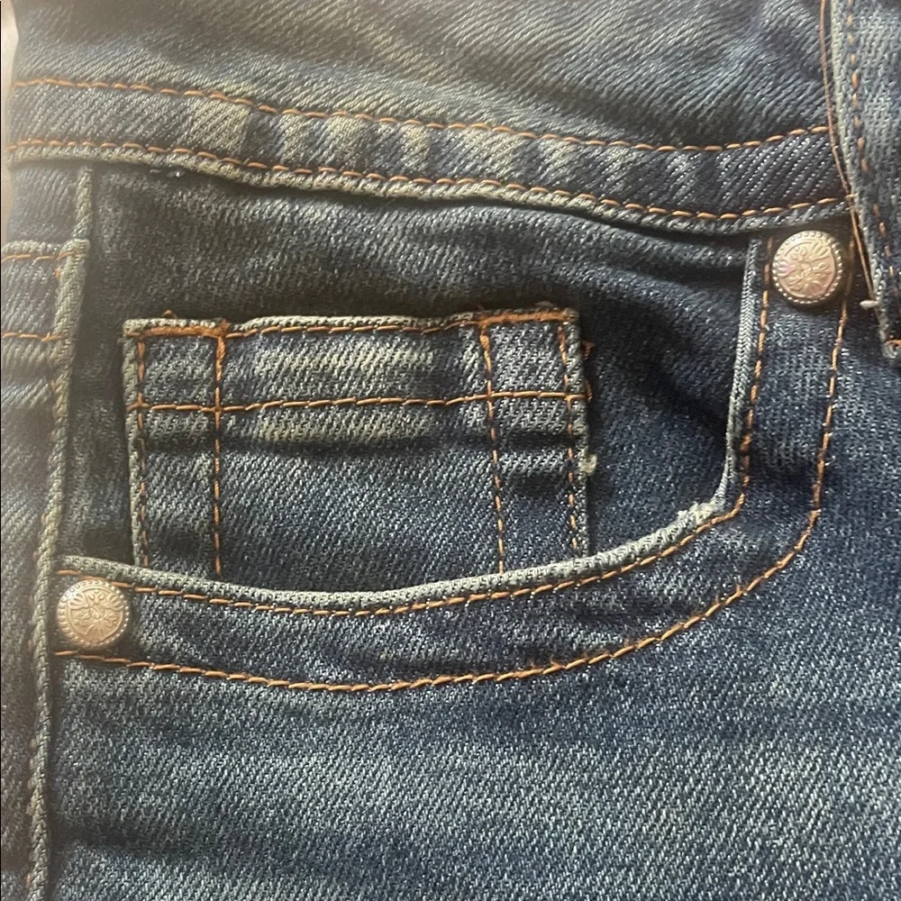Women's Dark Indigo Flare Jeans - Unbranded - Picture 10 of 10